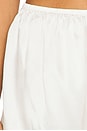 view 6 of 6 Silk Slip Short in Off White