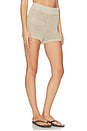 view 2 of 6 Linen Open Knit Short in Oatmeal