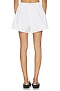 view 4 of 6 Cotton Slip Short in White