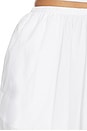 view 6 of 6 Cotton Slip Short in White