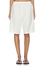view 1 of 6 BERMUDA LINEN BERMUDA SHORT in Undyed