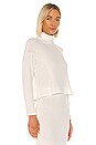 view 2 of 4 Sweater Knit Cropped Long Sleeve Turtleneck in Winter White