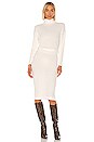 view 4 of 4 Sweater Knit Cropped Long Sleeve Turtleneck in Winter White