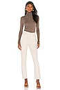 view 4 of 4 Silk Cashmere Rib Long Sleeve Turtleneck in Mink
