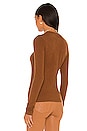 view 3 of 4 Cashmere Fitted Cardigan in Mahogany