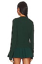 view 3 of 4 Pure Cashmere Crew in Malachite