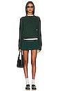 view 4 of 4 Pure Cashmere Crew in Malachite