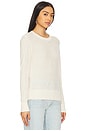 view 2 of 4 Linen Open Knit Crewneck Sweater in Cream