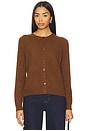 view 1 of 4 Cashmere Fitted Cardigan in Hazel
