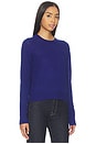 view 3 of 5 Cashmere Easy Long Sleeve Crew in Cobalt