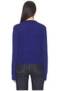 view 4 of 5 Cashmere Easy Long Sleeve Crew in Cobalt