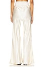 view 4 of 6 Satin Bias Pants in Antique White