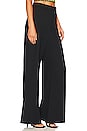 view 2 of 4 Crepe Wide Leg Pant in Black