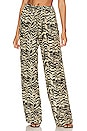 view 1 of 4 Resort Pant in Olive Oil Zebra