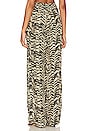 view 3 of 4 Resort Pant in Olive Oil Zebra