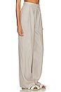view 2 of 4 Linen Pleated Wide Leg Pant in Mist