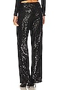 view 3 of 5 Sequin Pant in Black