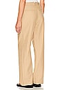 view 3 of 4 Twill Pleated Pant in Tan
