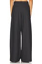 view 4 of 6 Easy Pleated Wide Leg Trouser in Charcoal