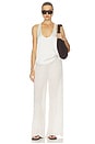 view 5 of 6 PANTALON PALAZZO PLISSE PALAZZO PANT in Champagne