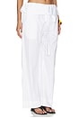 view 2 of 6 Cotton Peplum Pant in White