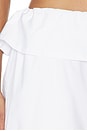 view 6 of 6 Cotton Peplum Pant in White