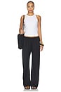 view 6 of 7 Twill Slash Pant in Black
