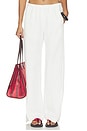view 2 of 7 Twill Slash Pant in Off White