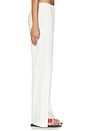 view 4 of 7 Twill Slash Pant in Off White