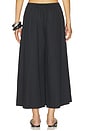 view 4 of 6 Cropped Palazzo Pant in Black