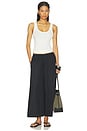 view 5 of 6 Cropped Palazzo Pant in Black