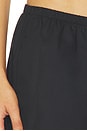 view 6 of 6 Cropped Palazzo Pant in Black