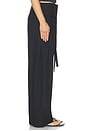 view 3 of 6 PANTALÓN TWILL FISHERMAN PANT in Black