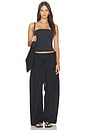 view 5 of 6 PANTALÓN TWILL FISHERMAN PANT in Black