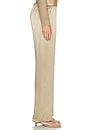 view 3 of 6 Silk Satin Everywhere Pant in Beige