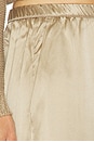 view 6 of 6 Silk Satin Everywhere Pant in Beige