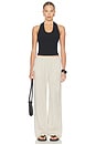 view 5 of 6 PANTALON LINEN EVERYWHERE PANT in Jute Heather