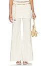 view 1 of 7 Twill Apron Pant in Vanilla
