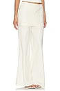 view 3 of 7 Twill Apron Pant in Vanilla