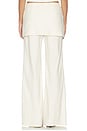 view 5 of 7 Twill Apron Pant in Vanilla