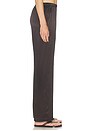 view 3 of 6 Silk Satin Everywhere Pant in Olive Bronze