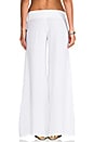 view 3 of 3 Linen Wide Leg Pant in White