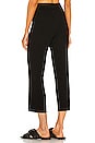 view 3 of 5 Viscose Rib Cropped Pant in Black