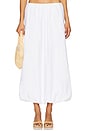 view 1 of 6 Poplin Bubble Skirt in White
