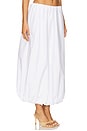 view 2 of 6 Poplin Bubble Skirt in White