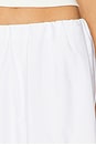 view 6 of 6 Poplin Bubble Skirt in White