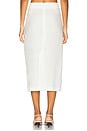 view 4 of 6 Linen Pencil Skirt in Undyed
