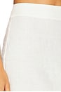 view 6 of 6 Linen Pencil Skirt in Undyed