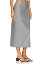 view 2 of 6 Suiting Pencil Skirt in Light Grey