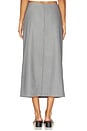 view 4 of 6 Suiting Pencil Skirt in Light Grey
